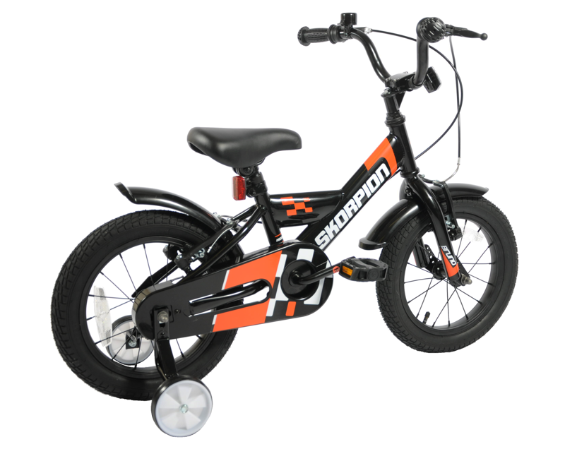 Skorpion Bruno 14 Inch Wheel Kids Bike Black-3